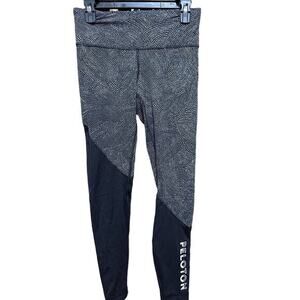 Lululemon‎ Speed Wunder Tight Asym Free Spirit Gray Black Women Size 8 Peloton